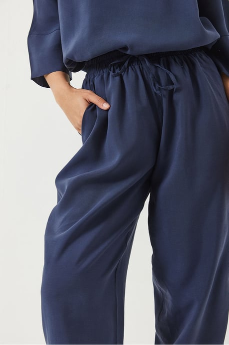 Överdimensionerad Båthals Polyester Tvådelad Koord Set - Image 6