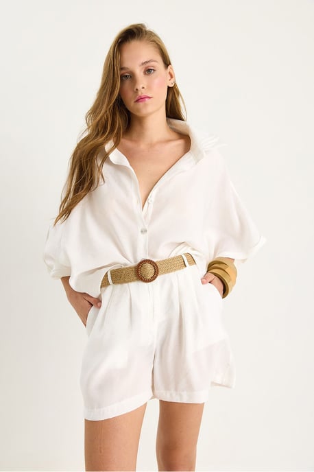 Hoge Taille Geknoopte Twee-Delige Coord Set - Image 5