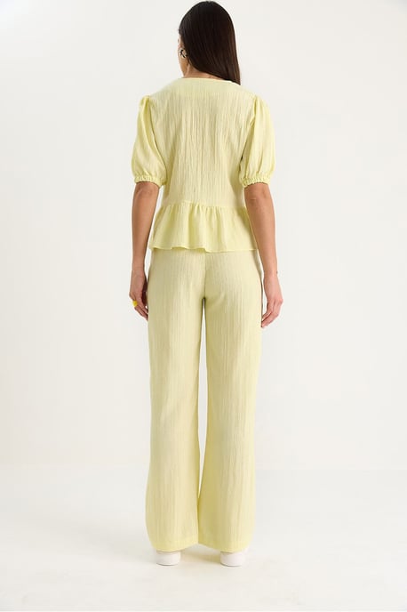 V-Neck Textured Two-Piece Co-Ord - Image 5