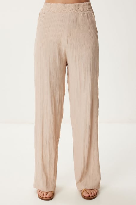 Hoge Taille Twee-Delige Set met Hemdkragen en Wijde Pantalons - Image 5