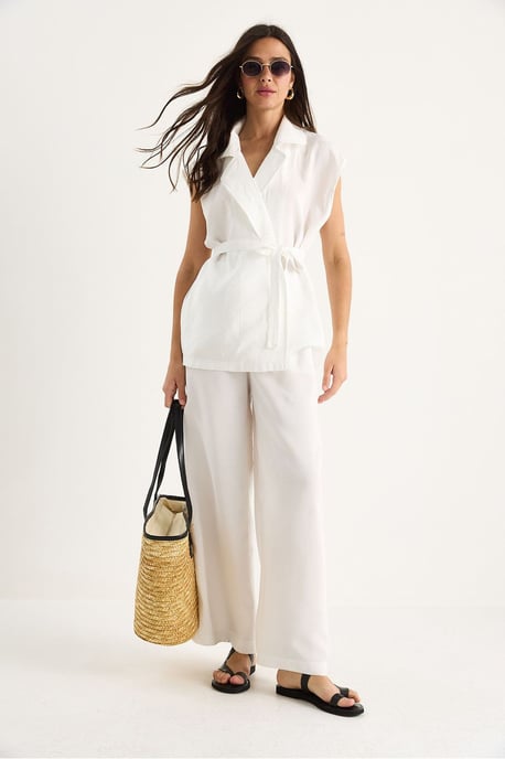Vest en Wijde Pantalon Set - Image 3