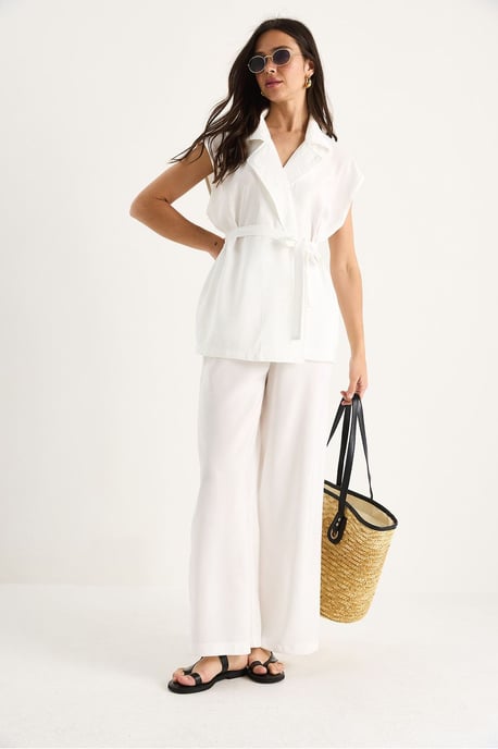 Vest en Wijde Pantalon Set - Image 4