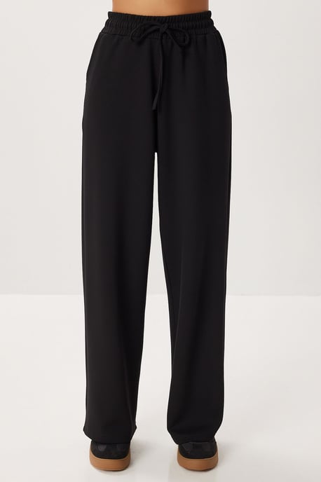 Pocket Detail Jas & Wijdere Broek Twee-delige Set - Image 5
