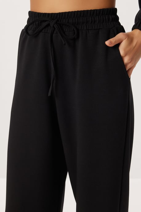 Pocket Detail Jas & Wijdere Broek Twee-delige Set - Image 6