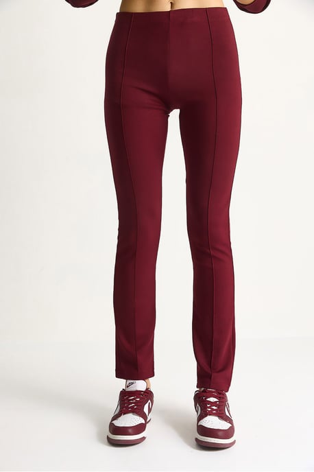 Getailleerde Lange Mouw Crew Neck Twee-delige Set - Image 6