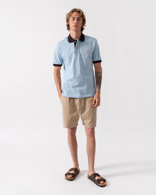 Lacoste Classic Fit Piqué Polo Short Sleeve Piqué Polo in Light Blue - Image 4