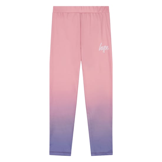 Meisjes Leggings Kinderen Roze Pastel Vervaag Stretch Casual Zachte Pasvorm Broek - Image 1