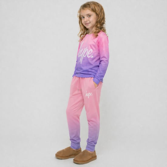 Meisjes Leggings Kinderen Roze Pastel Vervaag Stretch Casual Zachte Pasvorm Broek - Image 5
