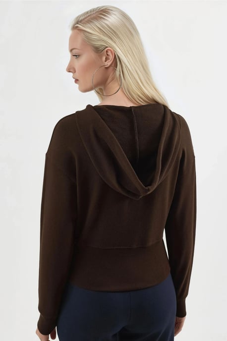 Hooded Lange Mouwen Rits Jack - Image 3