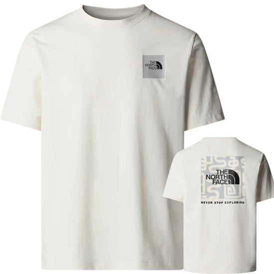 The North Face Mens U YOTS SS RLX T-Shirt White Dune - Image 1