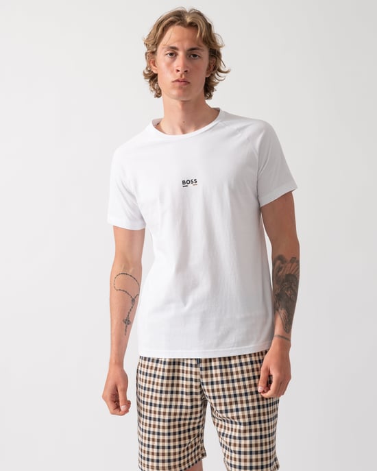Beach T-Shirt Slim Fit T-Shirt in White - Image 1