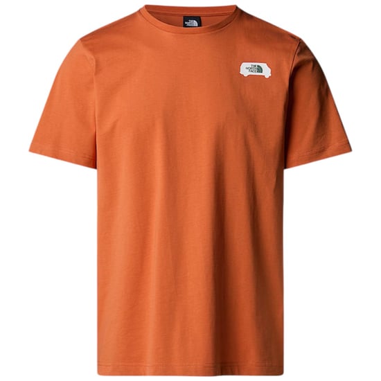 The North Face Mens Great Outdoors Graphic T-Shirt Iron Bronze - Image 2