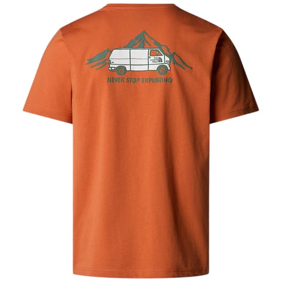The North Face Mens Great Outdoors Graphic T-Shirt Iron Bronze - Image 3