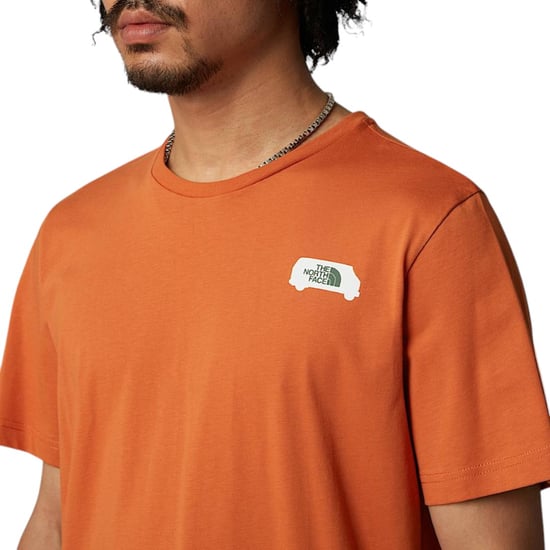 The North Face Mens Great Outdoors Graphic T-Shirt Iron Bronze - Image 4
