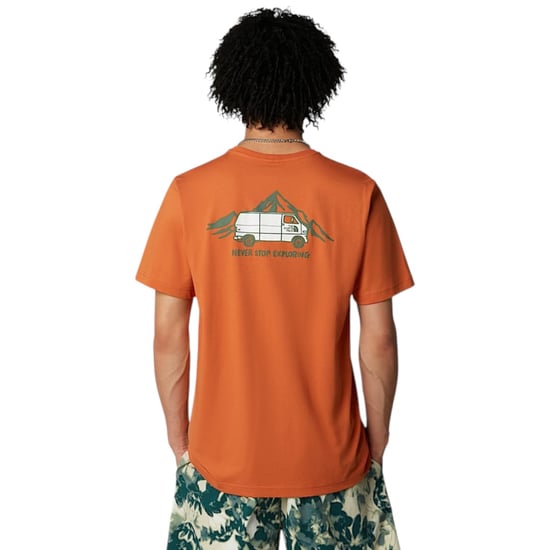 The North Face Mens Great Outdoors Graphic T-Shirt Iron Bronze - Image 5