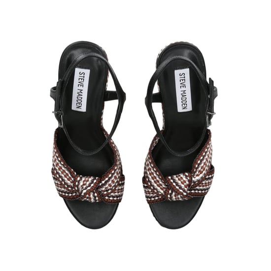 Leather Aztec Black Heels - Image 2