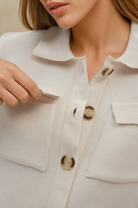 Geknoopte Cardigan met Zakken - Image 3