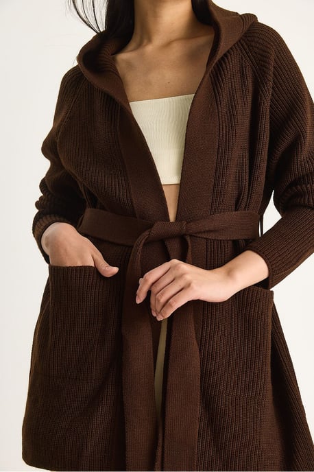 Hooded Cardigan met Striksluiting - Image 6