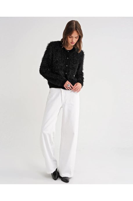 Geknoopte Pluche Textuur Cardigan - Image 4