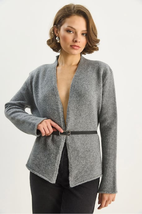 Gordel Gedetailleerde Cardigan - Image 4
