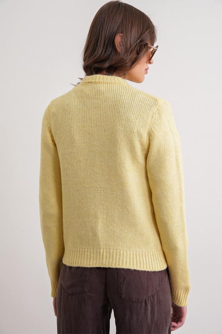 Ribbed Knit Button Cardigan - Image 6