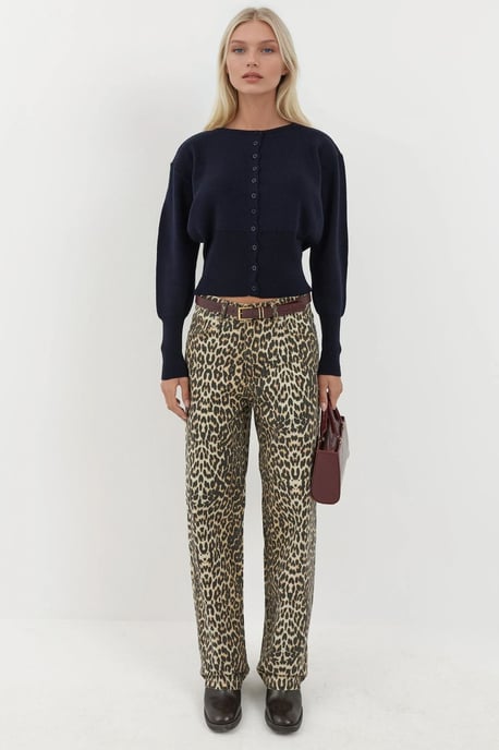 Slim Fit Ronde Hals Gebreide Cardigan - Image 5
