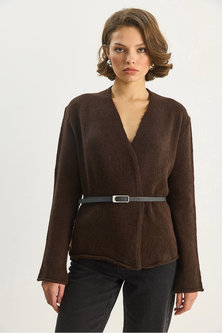 Gordel Gedetailleerde Cardigan - Image 2