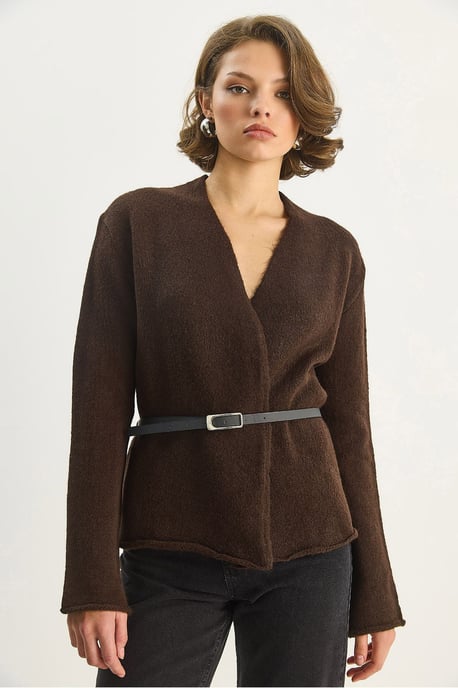 Gordel Gedetailleerde Cardigan - Image 5