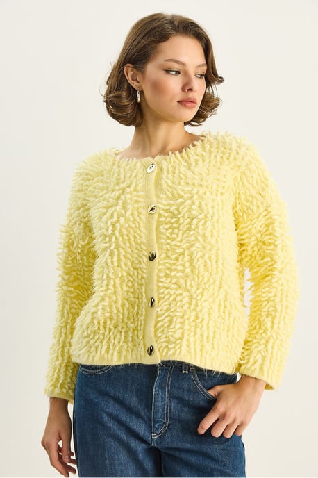 Gestructureerde Knopen Cardigan - Image 2