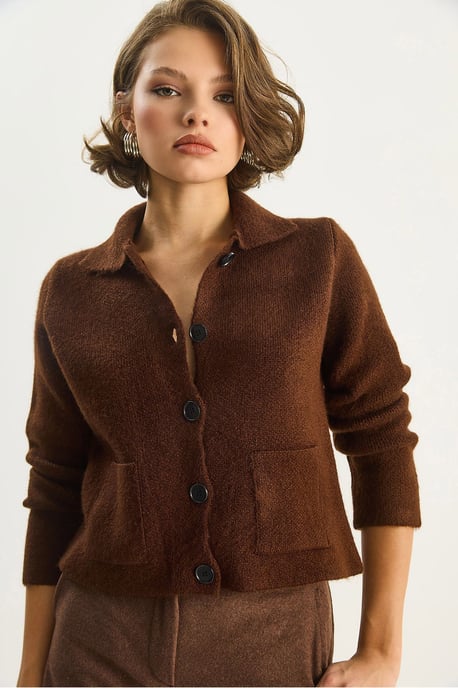 Gebreide Cardigan met Zakken - Image 1