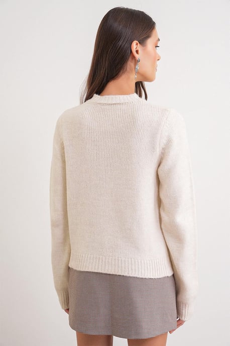 Ribbed Knit Button Cardigan - Image 6