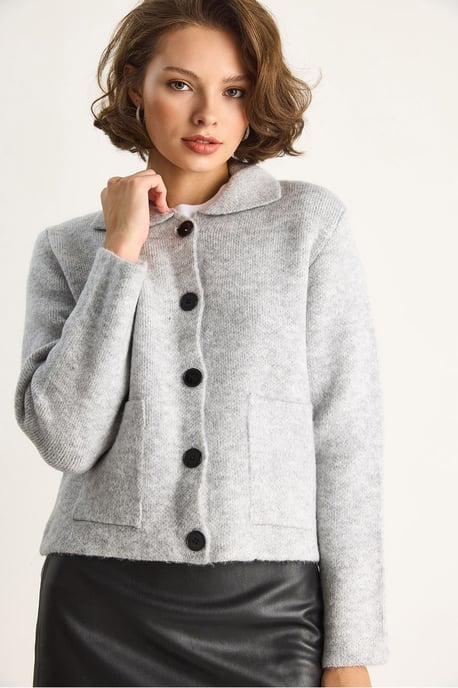 Gebreide cardigan met zakken - Image 2