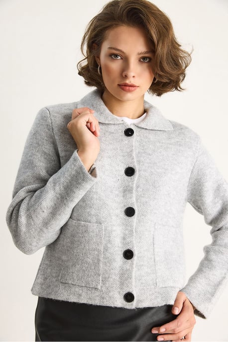Gebreide cardigan met zakken - Image 3