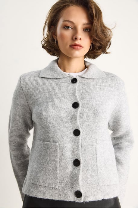 Gebreide cardigan met zakken - Image 4