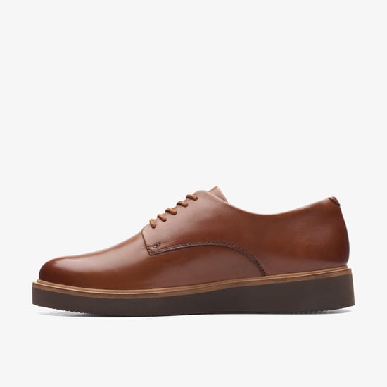 Glickly Derby Donkerbruine Leren Schoenen - Image 2