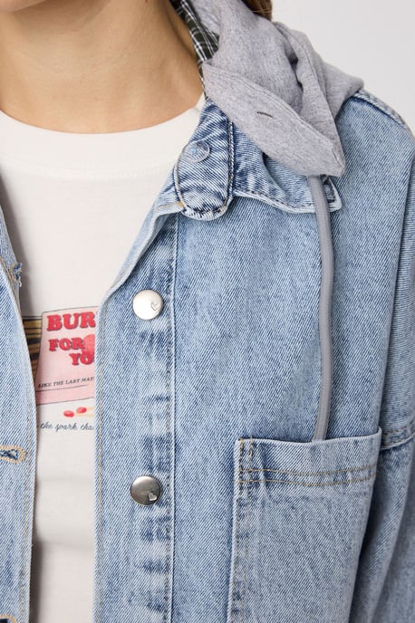 Capuchon Denim Jacket - Image 5