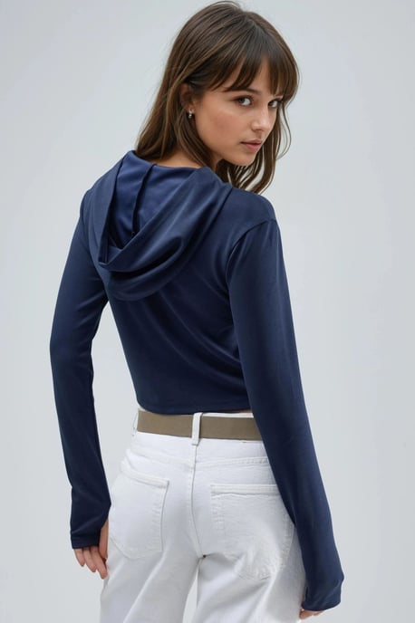 Gevoerde Regular Fit Hooded Zip-Up Jacket - Image 2