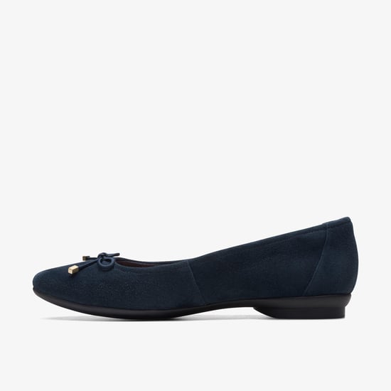 Candra Light Navy Suede Shoes - Image 2