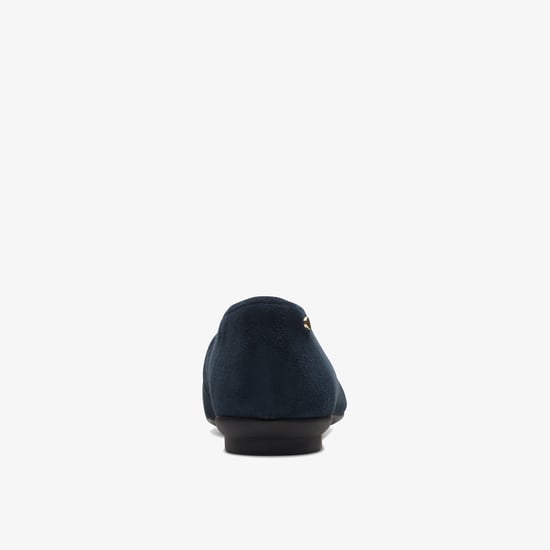 Candra Light Navy Suede Shoes - Image 5