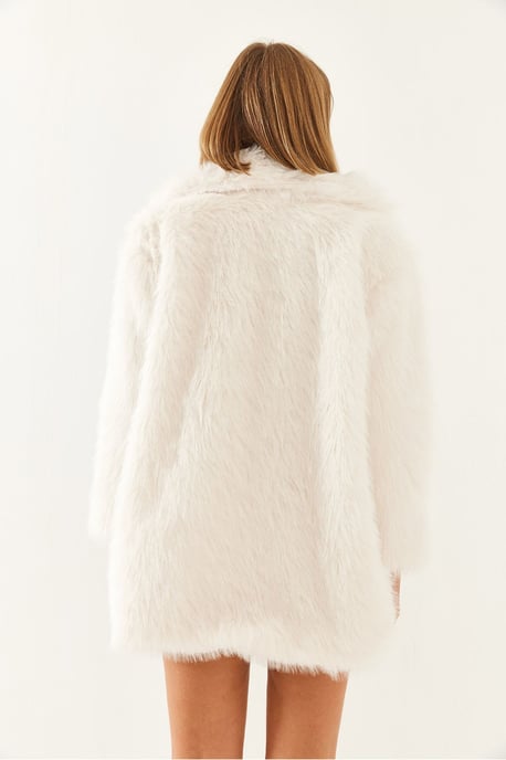 Faux pälsjacka - Image 4