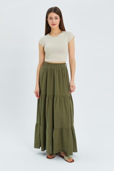 Maxi Katoenen Rok - Image 1