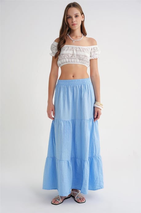 Maxi Cotton Skirt - Image 1