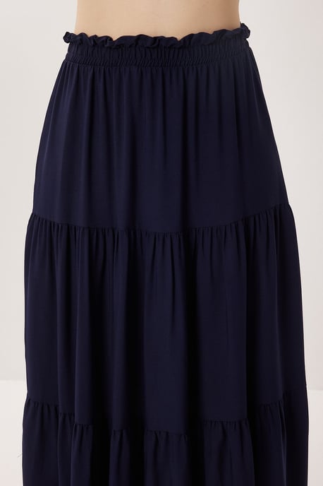 Hoge Taille A-Lijn Maxi Rok - Image 4
