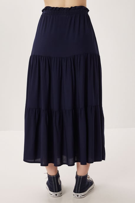 Hoge Taille A-Lijn Maxi Rok - Image 5