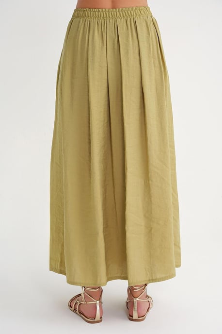 Hoge Taille Maxi Rok met Touwtje Taille - Image 6