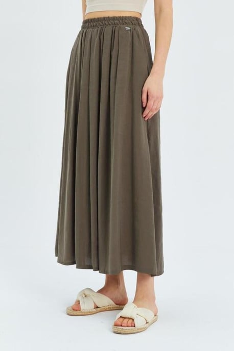 Hoge Taille Lange Rok met Zakken - Image 4