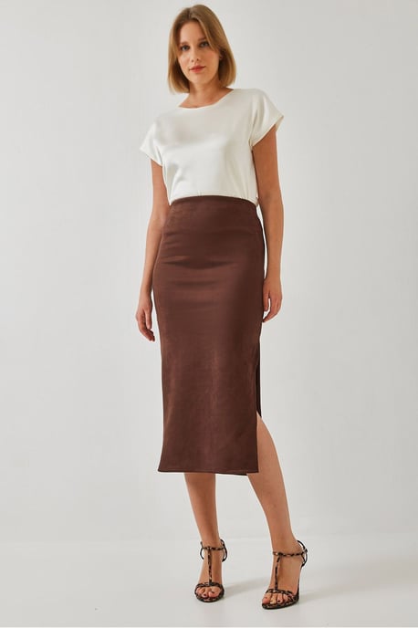 Maxi Skirt with Slit - Image 1
