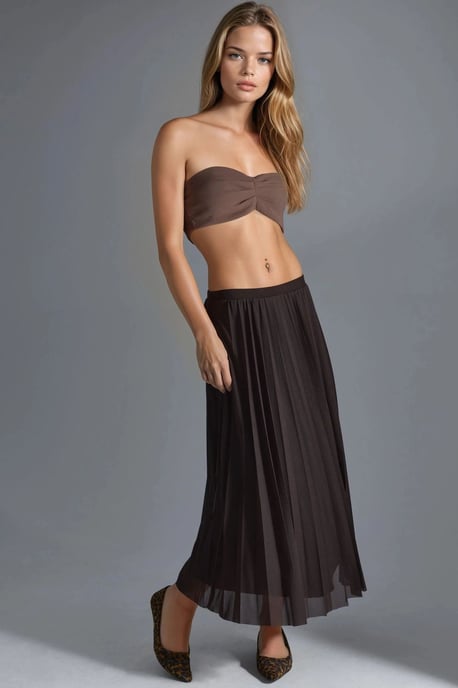 Mid Waist Tulle Maxi Rok - Image 5