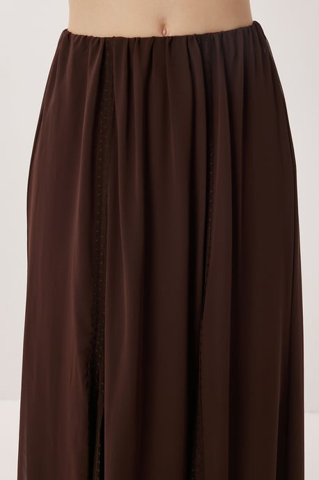 Hoge Taille Maxi Rok in Chiffon - Image 5