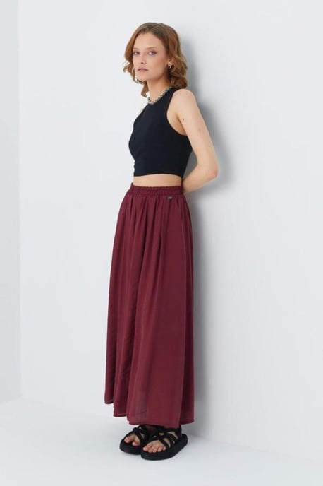 Hoge Taille Lange Rok met Zakken - Image 2